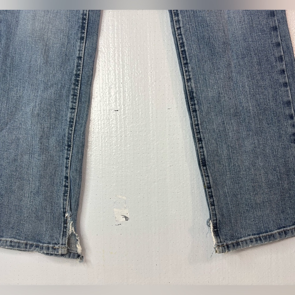 Ariat B5 Slim 16 27x31 Boys Classic Blue Distressed Denim Jeans - Picture 5 of 10